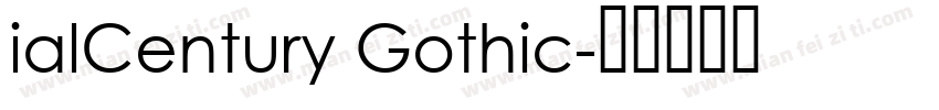 ialCentury Gothic字体转换